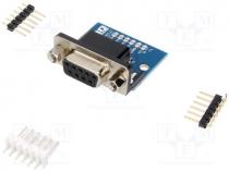 Converter, RS232 / TTL, 3÷5.5VDC, 250kbps