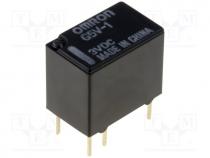 Relay  electromagnetic, SPDT, Ucoil 3VDC, 0.5A/125VAC, 1A/24VDC