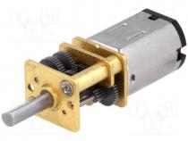 Motor  DC, with gearbox, 3....9VDC, HP Carbon Brushes, 1000 1, 32rpm