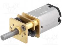 Motor  DC, with gearbox, 3....9VDC, HP Carbon Brushes, 150 1, 200rpm