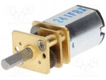 Motor  DC, with gearbox, 3....9VDC, Medium Power, 100 1, 220rpm, 700mA