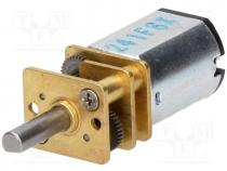 Motor  DC, with gearbox, 3....9VDC, Medium Power, 75 1, 290rpm, 700mA