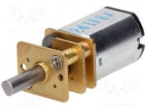 Motor  DC, with gearbox, 3....9VDC, Medium Power, 10 1, 2200rpm, 700mA