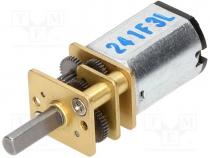 Motor  DC, with gearbox, 3....9VDC, Medium Power, 298 1, 75rpm, 700mA