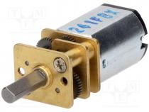 Motor  DC, with gearbox, 3....9VDC, Medium Power, 150 1, 150rpm, 700mA