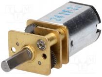Motor  DC, with gearbox, 3....9VDC, Medium Power, 100 1, 220rpm, 700mA