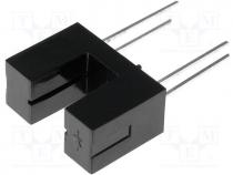 Sensor  optocoupler, 35V, CTR@If  14%@20mA, Slot width  5mm