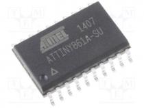 AVR microcontroller, Flash 8kx8bit, EEPROM 512B, SRAM 512B