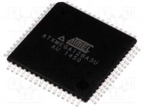 AVR microcontroller, Flash 128kx8bit, EEPROM 2048B, SRAM 8192B