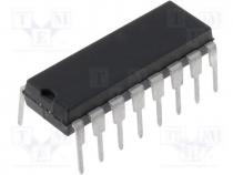 IC  digital, 4bit, up/down counter, Series  HC, THT, DIP16