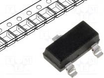 Transistor  P-MOSFET, unipolar, -20V, -2.2A, 1.3W, SOT23