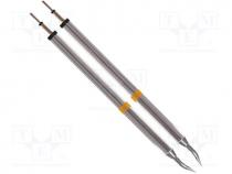 Tip, bent conical, 0.4mm, 350....398C, for TZ-KIT-2 hot tweezers