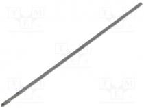 Drill bit, Ø 0.4mm, Application  metal, plastic, hardened