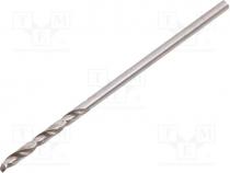 Drill bit, Ø 1.5mm, Application  metal, plastic, hardened