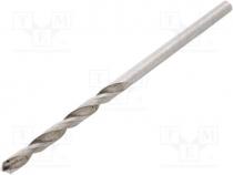 Drill bit, Ø 2.4mm, Application  metal, plastic, hardened