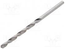 Drill bit, Ø 2.5mm, Application  metal, plastic, hardened