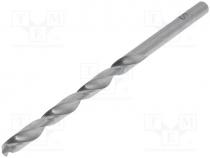 Drill bit, Ø 4mm, Application  metal, plastic, hardened