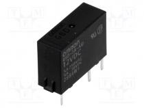 Relay  electromagnetic, SPST-NO, Ucoil 12VDC, 5A/250VAC, 5A/30VDC