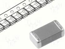 Capacitor  ceramic, MLCC, 33pF, 50V, C0G, 5%, SMD, 1206