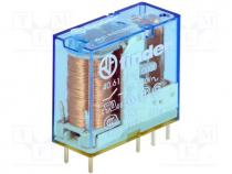 Relay  electromagnetic, SPDT, Ucoil 12VDC, 16A/250VAC, 16A/30VDC