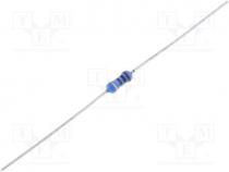 Resistor  power metal, THT, 360, 1W, 5%, Ø2.5x6.5mm, 350ppm/C