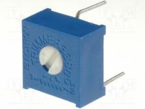 Potentiometer  mounting, single turn, horizontal, 20k, 500mW