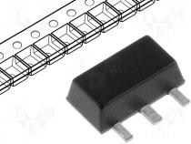 Transistor NPN 25V 60MHz 1A 1W SOT89