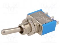 Switch  toggle, 2-position, SPDT, ON-ON, 3A/250VAC, -55÷85C, 20m