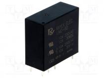 Relay  electromagnetic, DPDT, Ucoil 9VDC, 5A/250VAC, 5A/30VDC