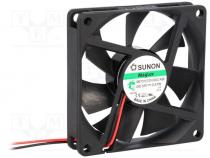 Fan  DC, axial, 12VDC, 70x70x15mm, 32.11m3/h, 21.5dBA, Vapo, 26AWG