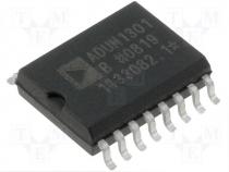 Digital isolator, general purpose, 2.7....5.5VDC, SMD, SO16, 10Mbps