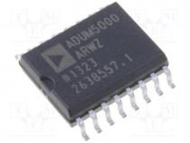 Digital isolator, 2.7....5.5VDC, SMD, SO16, Channels 1, 2.5kV