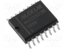 Driver, line-RS232, RS232, Outputs 2, SO16