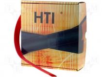 Heatsink sleeve 12.7mm red box 5m