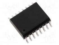 A/D converter, Channels 8, 12bit, 100ksps, 2.7÷5.5VDC, SO16