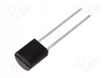Temperature sensor, 0....150C, SOD70, THT, 1.96k