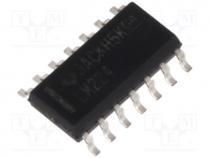 Operational amplifier, 1.2MHz, 16....32VDC, Channels 4, SOIC14