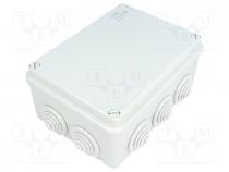 Enclosure  junction box, X 110mm, Y 153mm, Z 66mm, grey, IP55