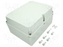 Enclosure  junction box, X 240mm, Y 310mm, Z 160mm, grey, IP55