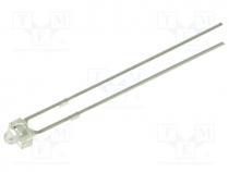 LED, 1.8mm, blue, 1120mcd, 30, Front  convex, Pitch 2.54mm, 12VDC