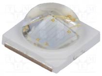 Power LED, royal blue, 130, Front  convex, 3.44x3.45x1.9mm, 435mW