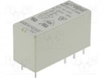 Relay  electromagnetic, SPDT, 16A/250VAC, 16A/24VAC, max400VAC