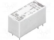 Relay  electromagnetic, SPST-NO, Ucoil 12VDC, 16A/250VAC, 480mW