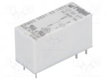 Relay  electromagnetic, SPST-NO, Ucoil 24VDC, 16A/250VAC, 480mW