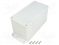 Enclosure  multipurpose, X 80mm, Y 160mm, Z 85mm, polycarbonate