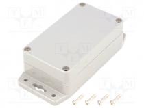 Enclosure  multipurpose, X 65mm, Y 115mm, Z 40mm, ABS, grey, IP65