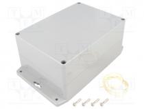 Enclosure  multipurpose, X 121mm, Y 171mm, Z 80mm, ABS, grey, IP65