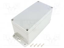 Enclosure  multipurpose, X 80mm, Y 160mm, Z 85mm, ABS, grey, IP65