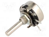 Potentiometer  shaft, single turn, 10k, 2W, 20%, soldered, 6mm