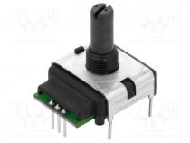 Encoder  incremental, -40....85C, Mounting  THT, 24imp/revol, 10mA